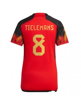 Belgien Youri Tielemans #8 Heimtrikot für Frauen WM 2022 Kurzarm